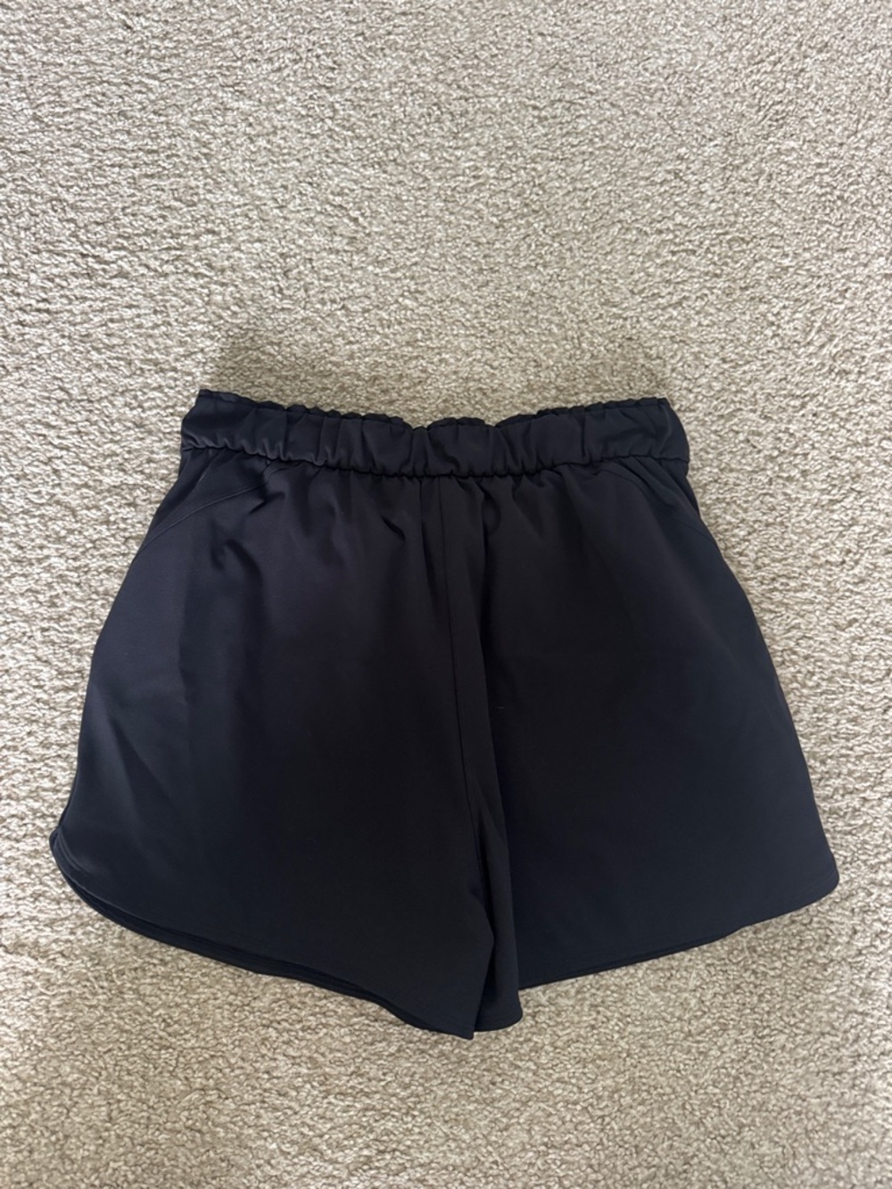 lululemon athletica Black Elastic-Waist Running Shorts - Picture 3 of 3